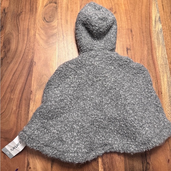 Carter's Gray Hooded Kids Cape - Picture 3 of 3